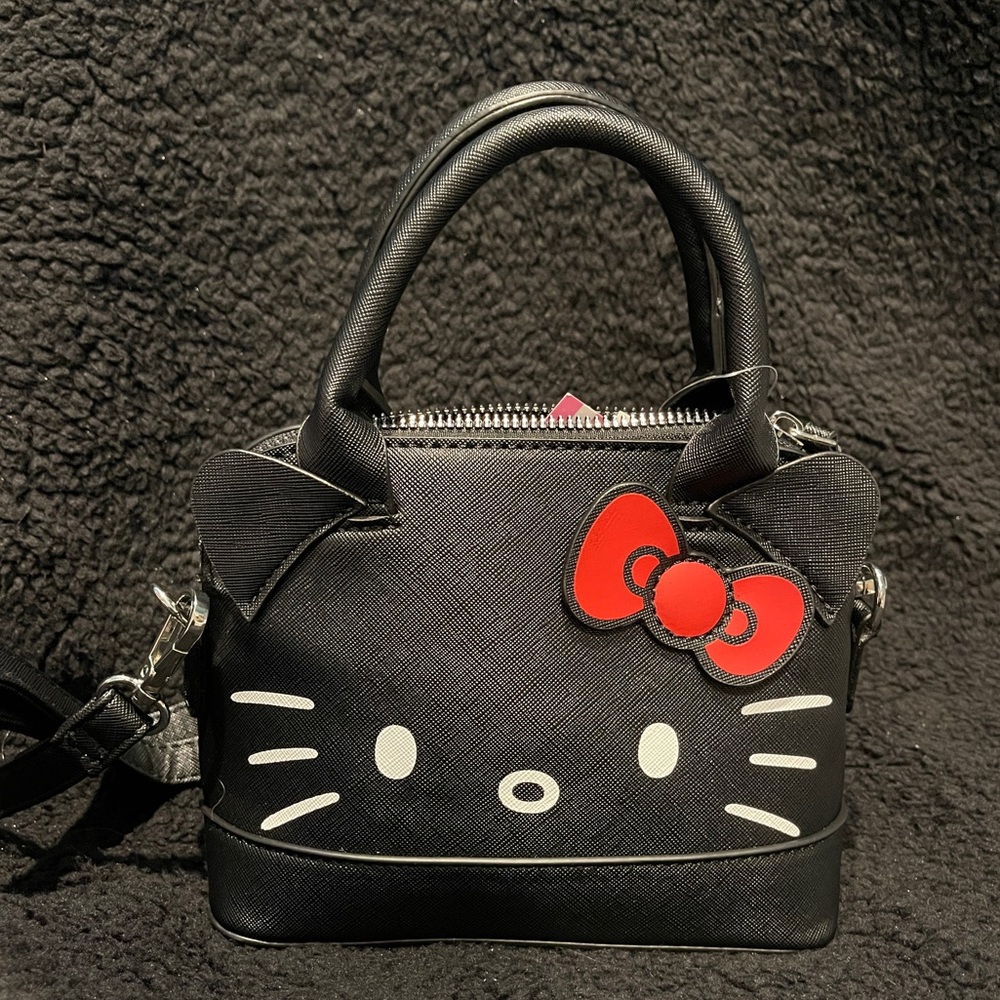 Hello Kitty Crossbody Purse Black NWT
